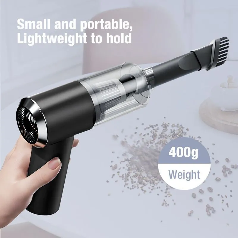 Mini Aspirador De Pó/agua Portátil Automotivo 2 Em 1 Premium