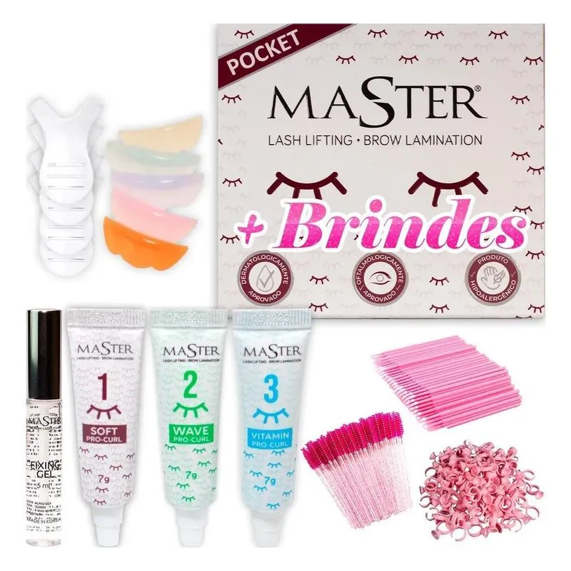 10x Kit Permanente Master Lash Lifting De Cílios Anvisa Ori