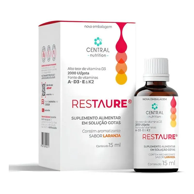 Restaure - Gotas - 15ml - Central Nutrition Vitaminas A D3