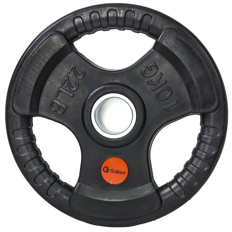 Anilha Vulcanizada 10kg Gallant (GAN10V01A-PT)