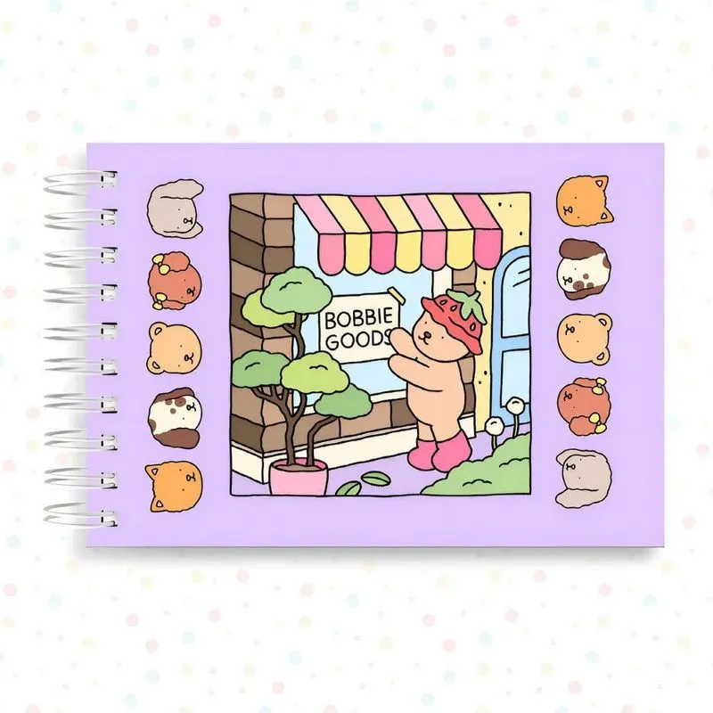 Livro Colorir Bobbie Goods 50 Folhas Desenhos Pintar Ursinho
