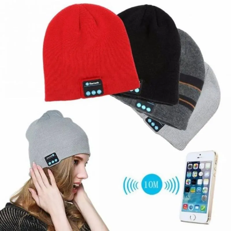 Touca Unissex Bluetooth Headphone Atende Ligação Moda