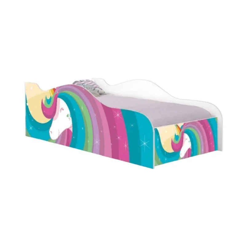 Cama Infantil Glow Unicórnio Arco íris