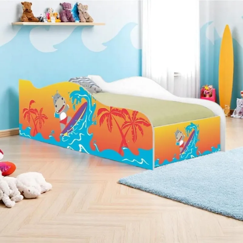 Mini Cama Fun Surfista Infantil Com Colchão