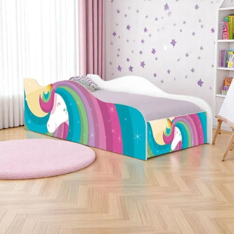 Cama Mobili Infantil Unicórnio Arco íris