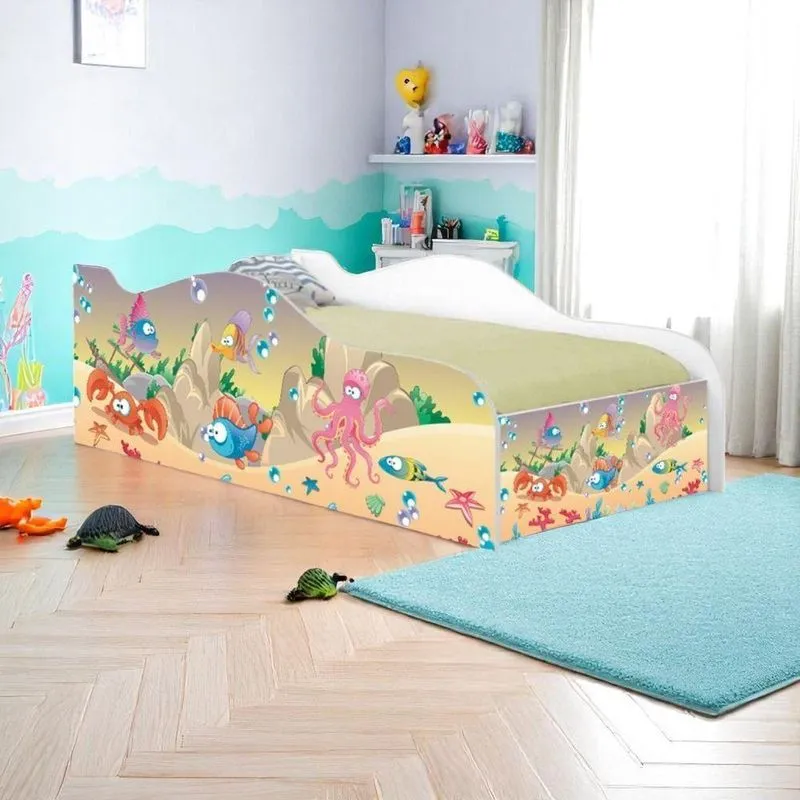 Cama Mobili Infantil Fundo Do Mar Feliz