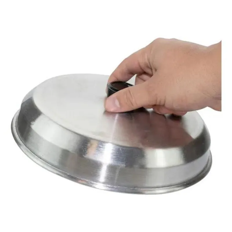 Abafador Tampa De Aluminio Lanches Lanchonete Beirute 22cm C