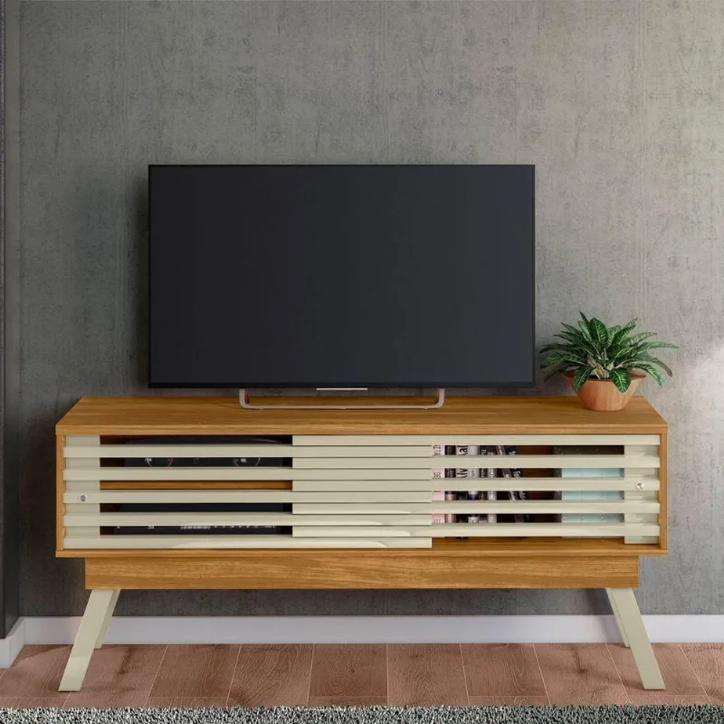 Rack Bancada Fidji 1.5 para TV 65 Polegadas 150CM MDP Cumaru Opala Casah