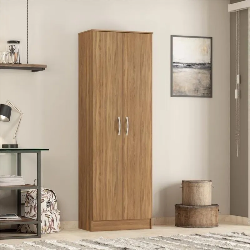 Sapateira Dickson Amendola 2 Portas 5 Prateleiras 61cm MDP Amêndoa Demóbile