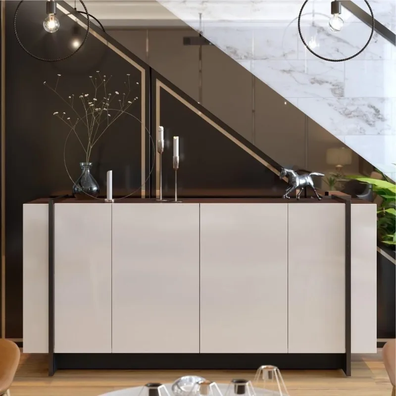 Buffet Lavínia Contemporâneo 4 Portas MDP 160CM Colibri Móveis