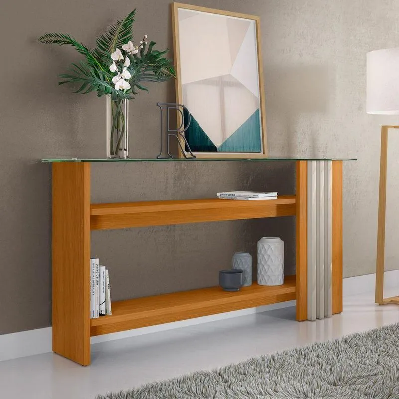 Aparador Vera Retangular MDP 150cm Cinamomo Off White Casah