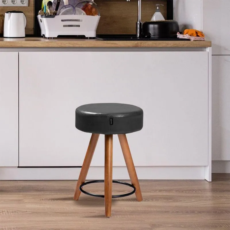 Banco Strong Design Aço Preto MDP e MDF Revestido em Tecido Salaone