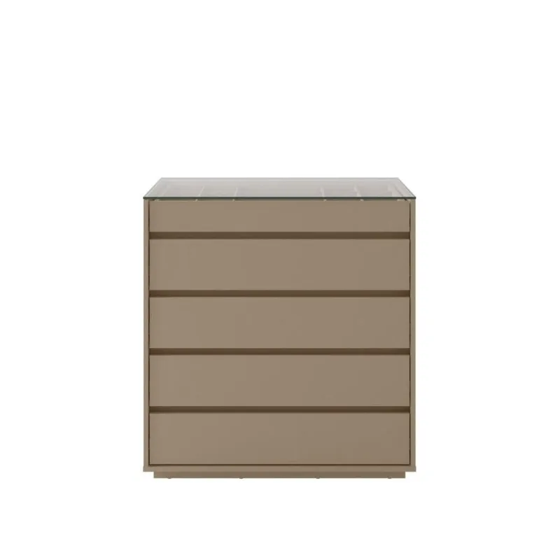 Cômoda Porto de Savana 5 Gavetas MDP MDF Fendi Casa D Móveis