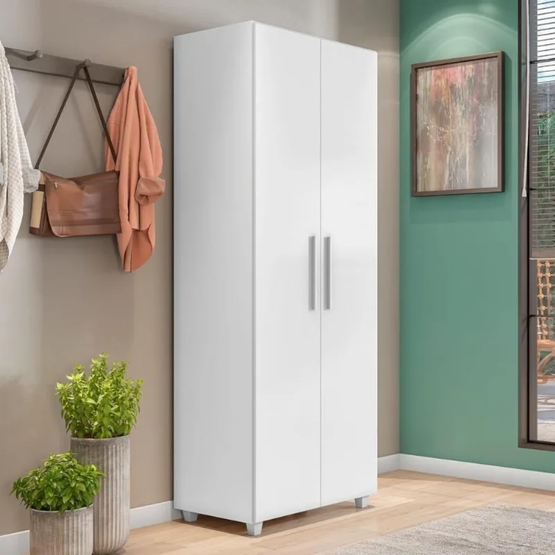 Cômoda Porto de Savana 2 Portas Multiuso MDP MDF Branco Framar