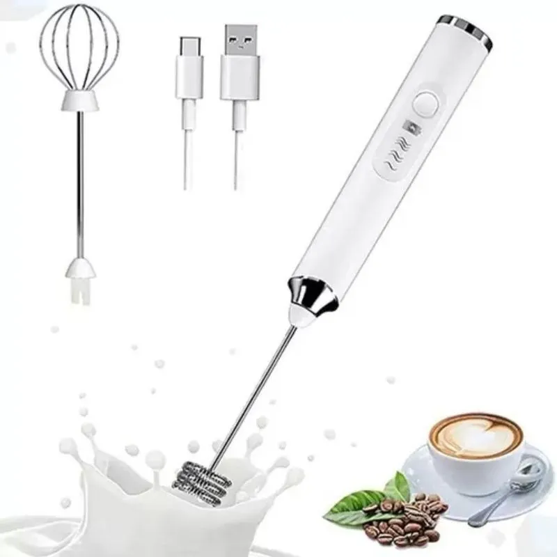 5x Mixer Misturador Bebidas Mini Portátil Recarregável Eletr