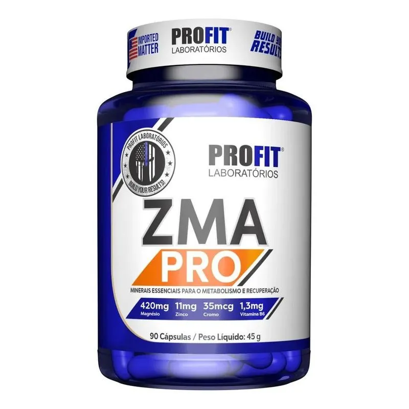 5x Zma Pro Profit Labs 90 Cápsulas Suplemento
