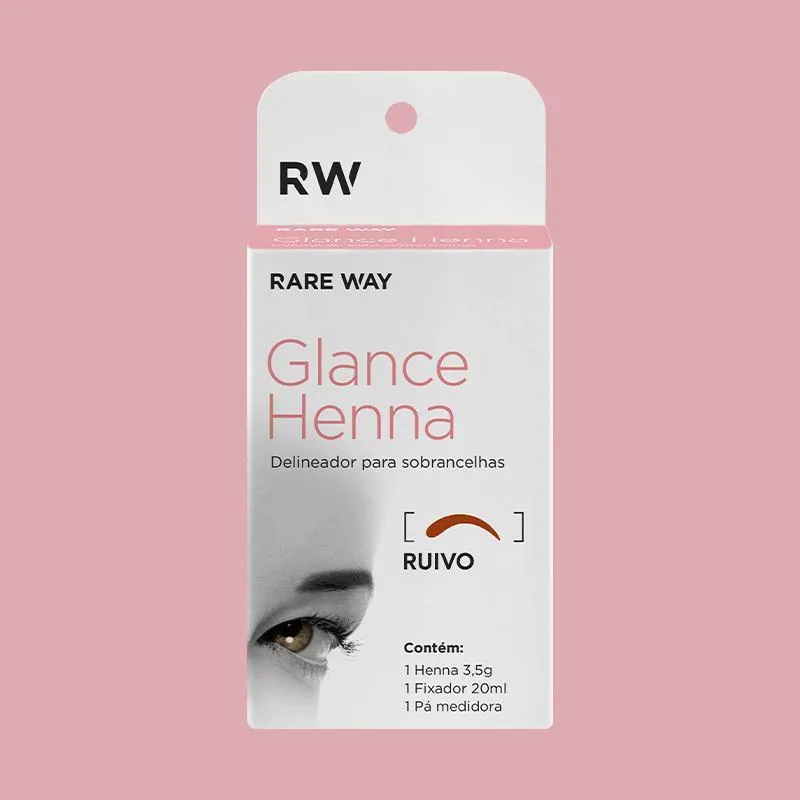 Henna Ruivo Glance - Delineador Sobrancelhas 3,5g