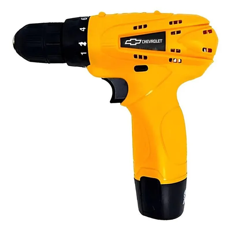 Parafusadeira Com Maleta Chevrolet Gm Cor Amarelo