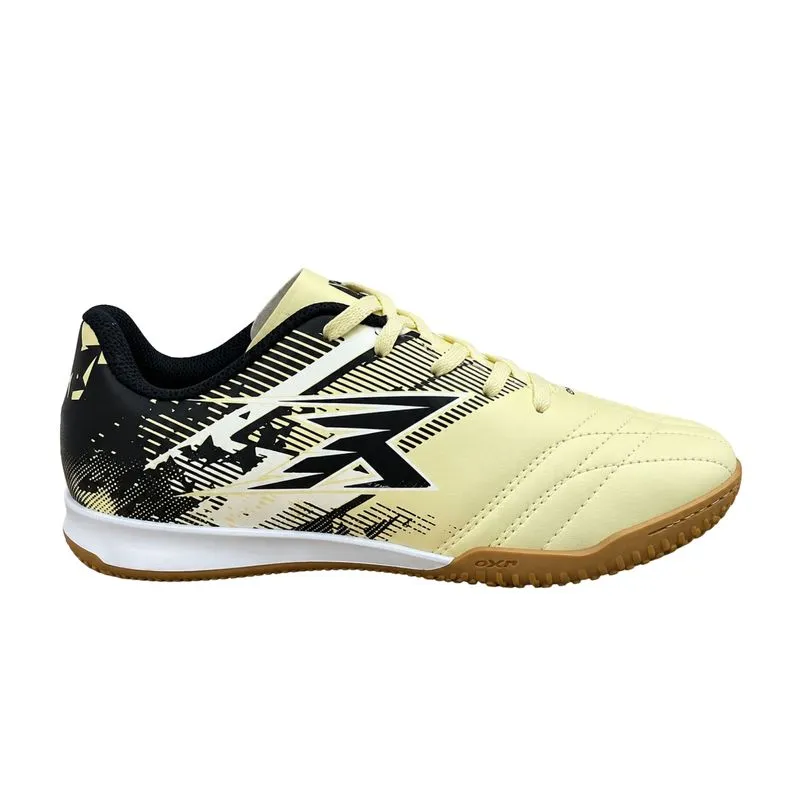 Chuteira Masculina de Futsal Oxn 4471130 Dynamic 5 Indoor Pro 37 / BEGE/PRETO