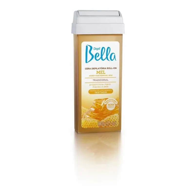 5x Refil Roll-on Mel Amarela Cera Depilatória 100g Depil Bel