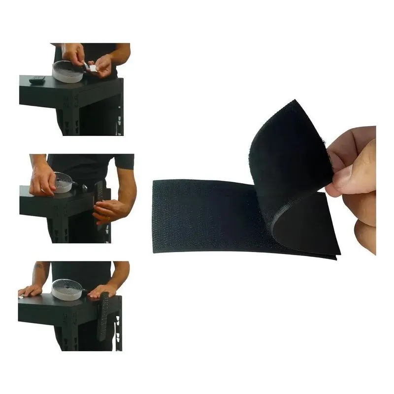 5x Fecho De Contato Dupla Face Para Cortinas 25mm X 5 Metros