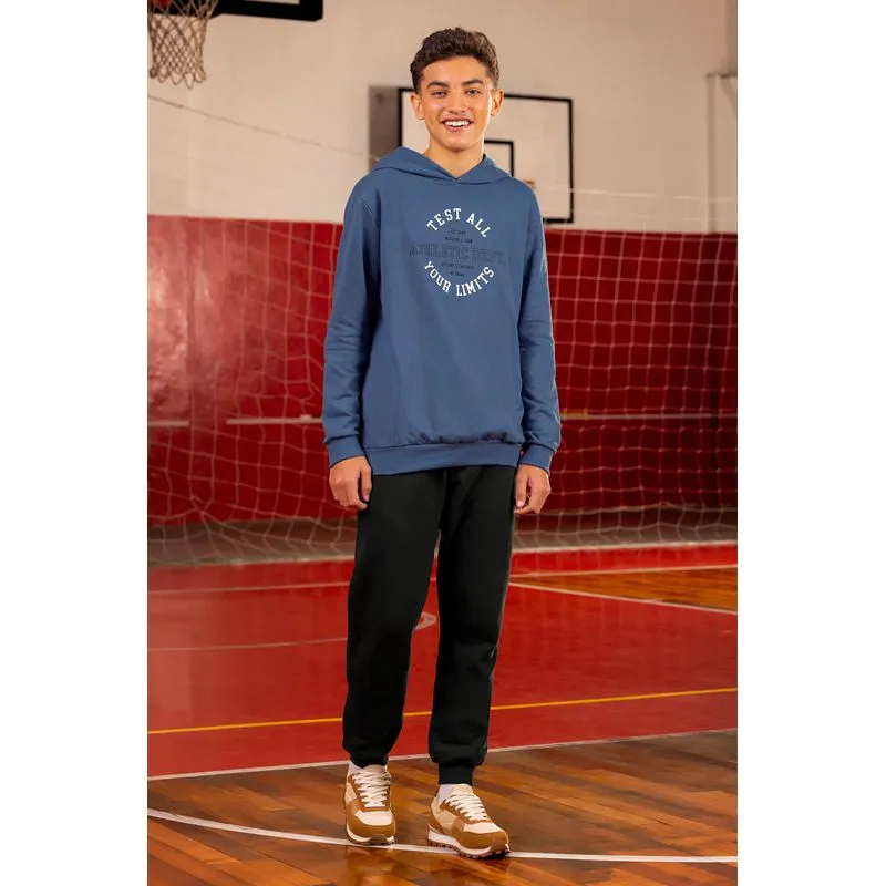 Conjunto Longo Juvenil Menino Moletom Beats Azul 14