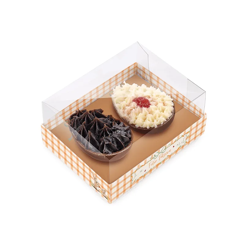 Caixa Horizonte Para 2 Meios Ovos 50g Lovely Garden 10,5x8x5cm 6 Unidades 13008208 CROMUS CX HORIZONTE P.2 M.OVOS 50G LOVELY GAR 10,5X8X5CM 13008208 CROMUS CX 6.0