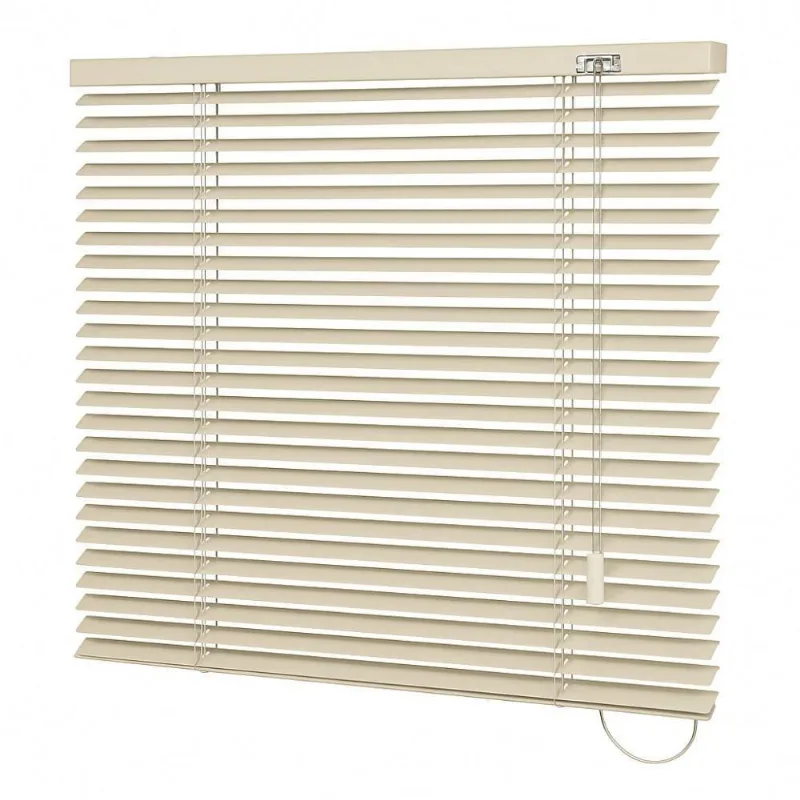 Persiana Horizontal Alumínio 25mm Bege - 1,54m X 1,23m Bege