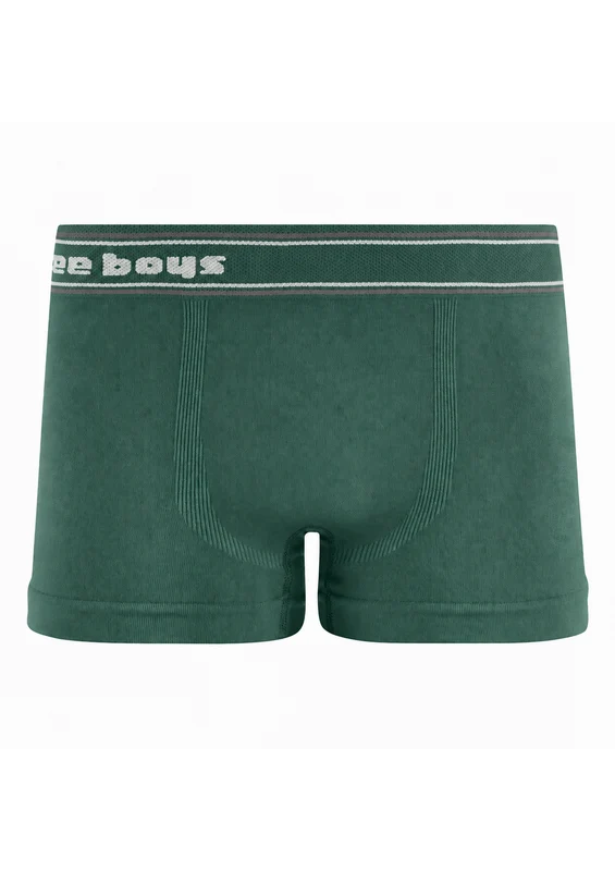 Cueca Boxer Infantil Sem Costura Menino Zee Rucci - Verde P