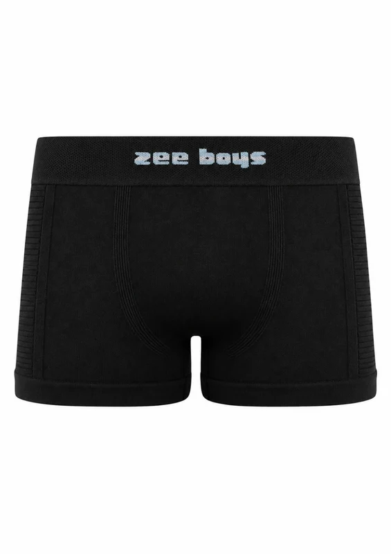 Cueca Boxer Infantil Sem Costura Menino Zee Rucci - Preto M