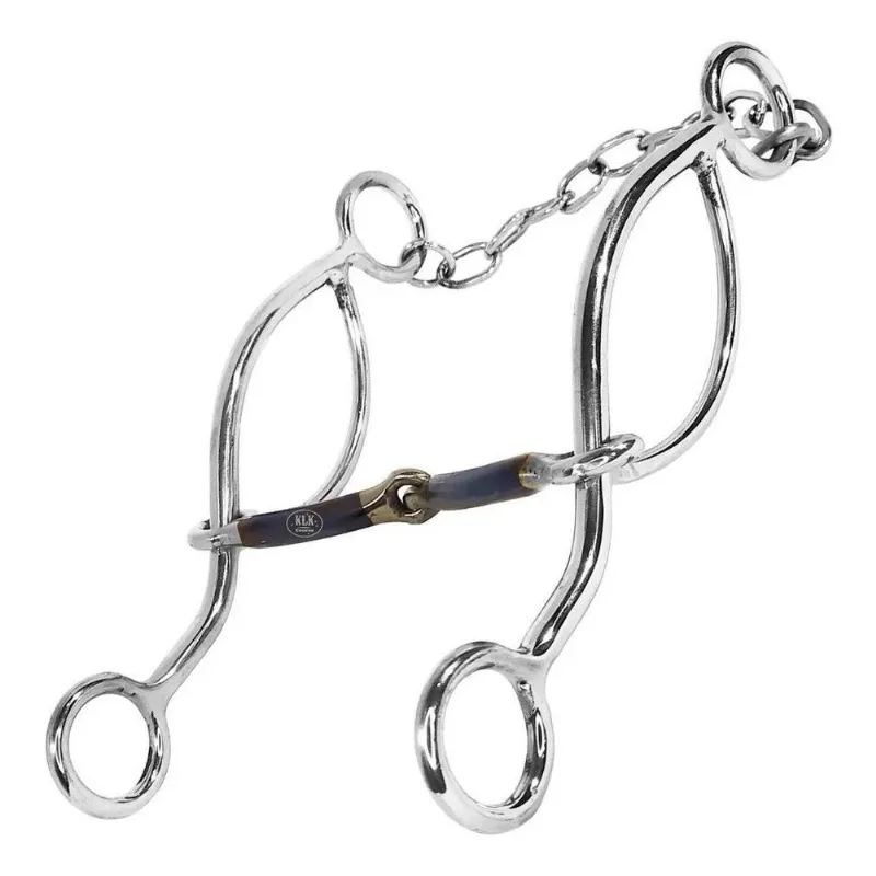 10x Bridão Levantador Inox Embocadura Ferro Articulado