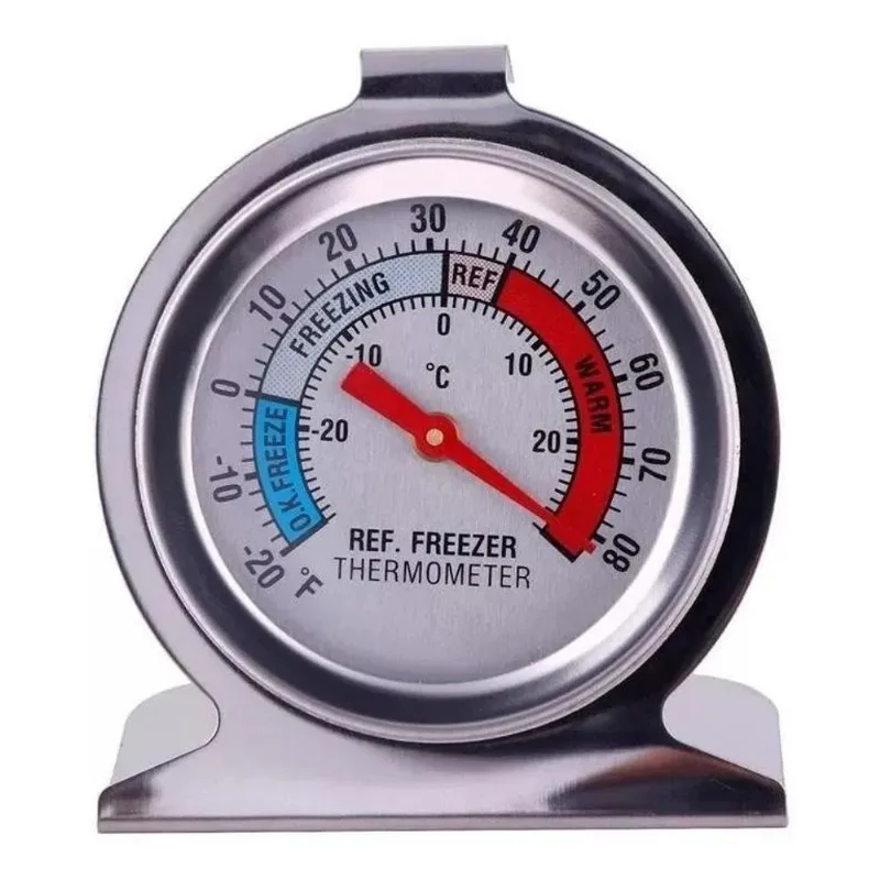 2x Têrmometro Geladeira 20cº Freezer Interno Prateado