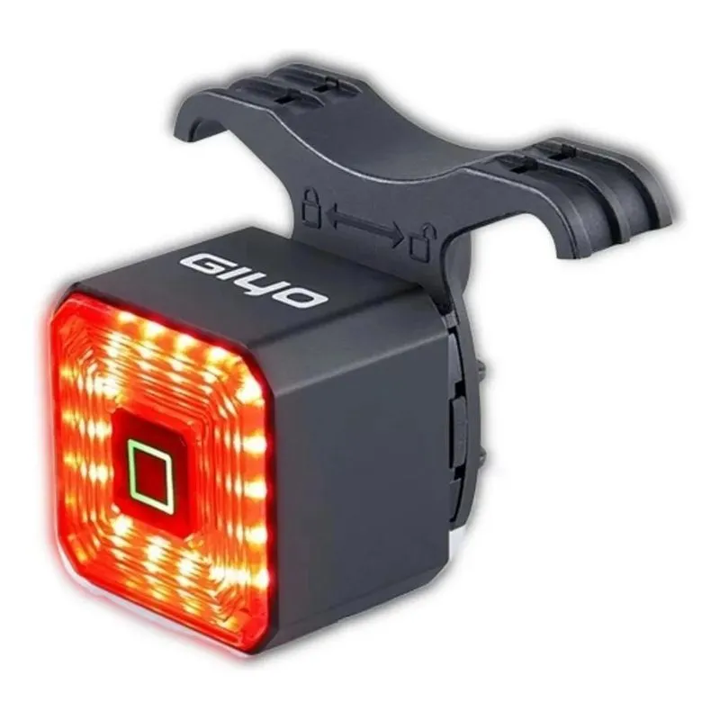 3x Lanterna Traseira Bike Led Inteligente Giyo Recarregável