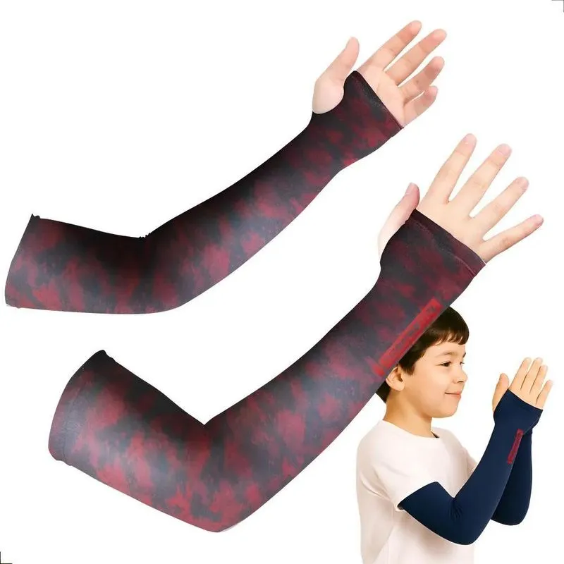 Manguito Infantil Uv50+ Gamer Volei Sol E Camuflado Vermelha