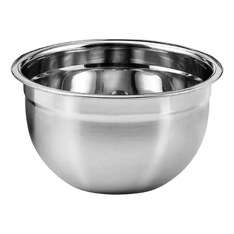 3x Tigela Bacia Saladeira Bowl 26cm Aço Inox 3l R3116-26