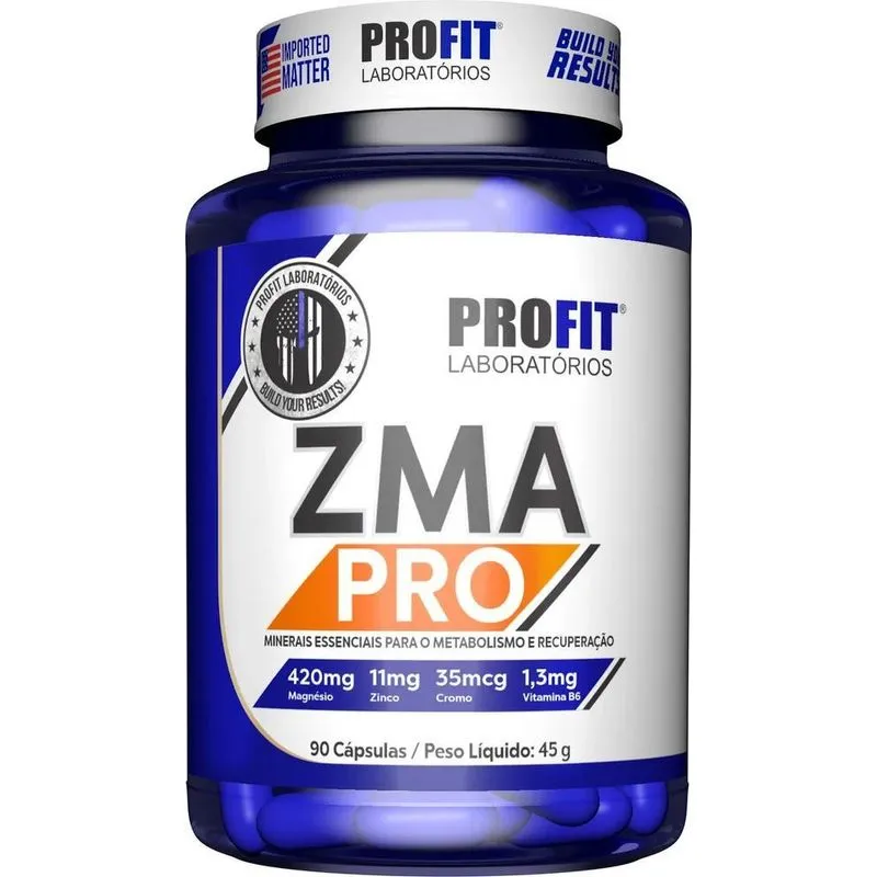 5x Pré Hormonal Zma Pro Com Picolinato Cromo 90caps - Profit