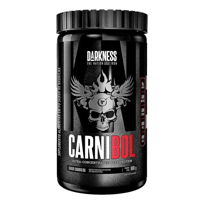 10x Carnibol Darkness Integralmédica Sabor Baunilha 900g
