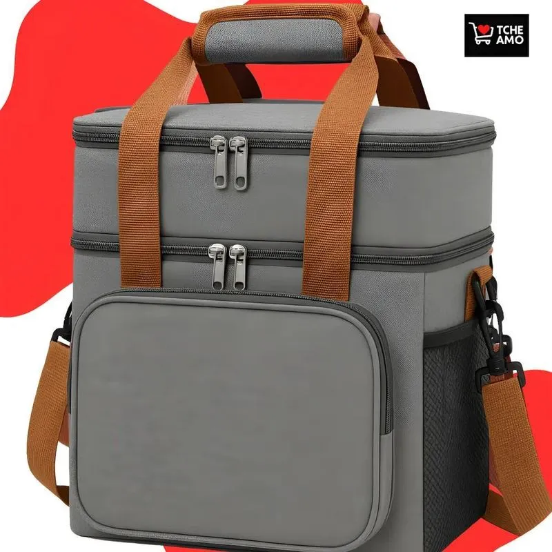 Bolsa Isotérmica Térmica Lancheira 14l Porta Marmita Alça Tr