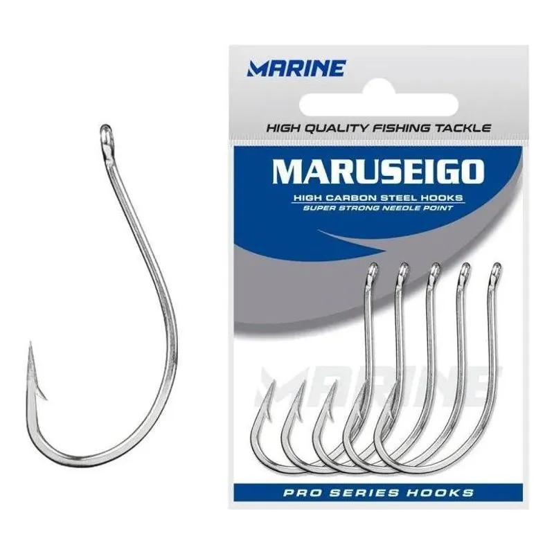 5x Anzol Maruseigo Nickel Marine Sports 12 - 50 Unid