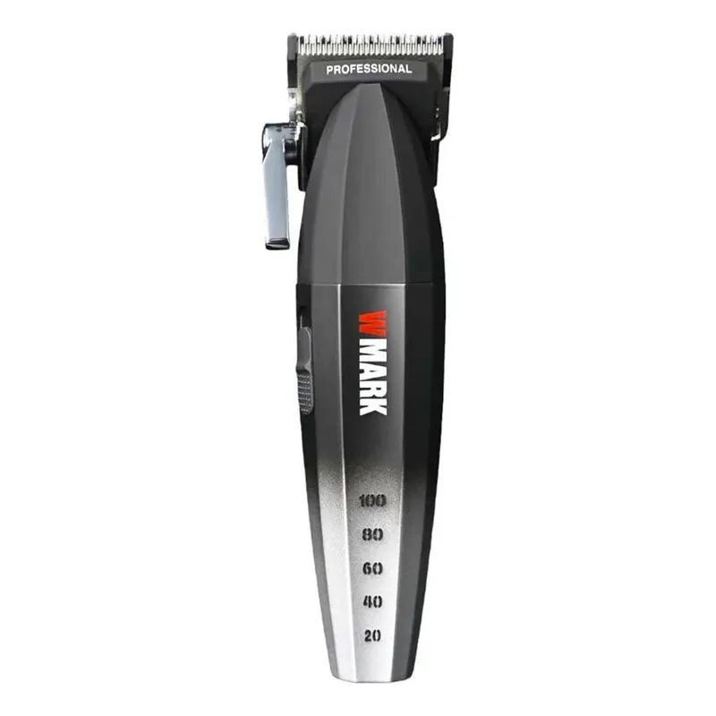 10x Maquina De Cortar Cabelo Wmark Ng 2038 Prateado Display