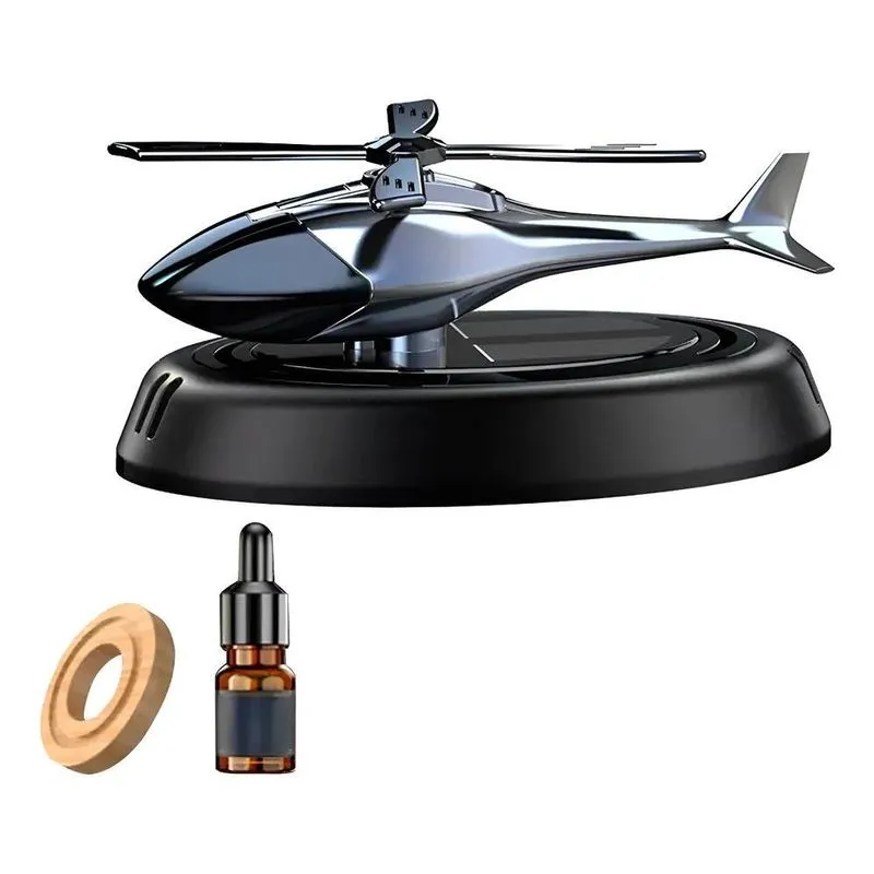 Helicóptero Aromatizador Solar Veicular Cheirinho Para C Pre