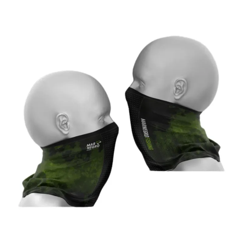 Bandana Tube de Pesca Mar Negro FaceProtection UV50+ Poli�ster - Estonada Verde
