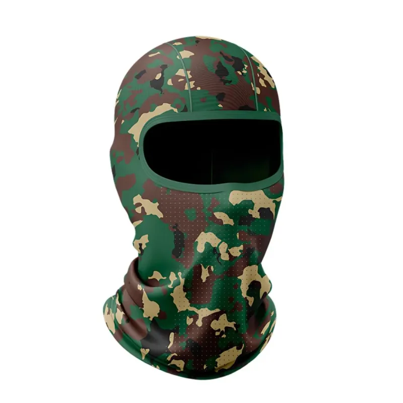 Balaclava Mar Negro com Prote��o Solar UV50+ Poli�ster - Camuflado