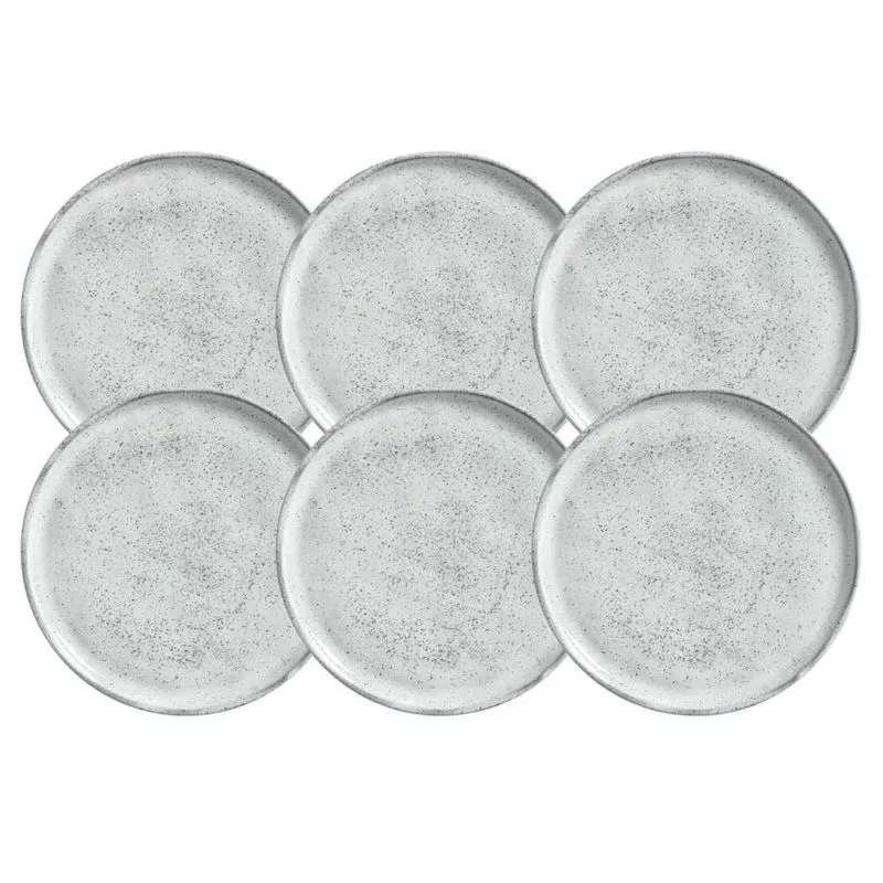 Jogo Pratos Sobremesa 21,5cm 6 Peças Bio Echo Porto Brasil