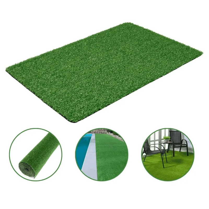 Grama Sintética Artificial Decorativa Realista 7mm Jardim
