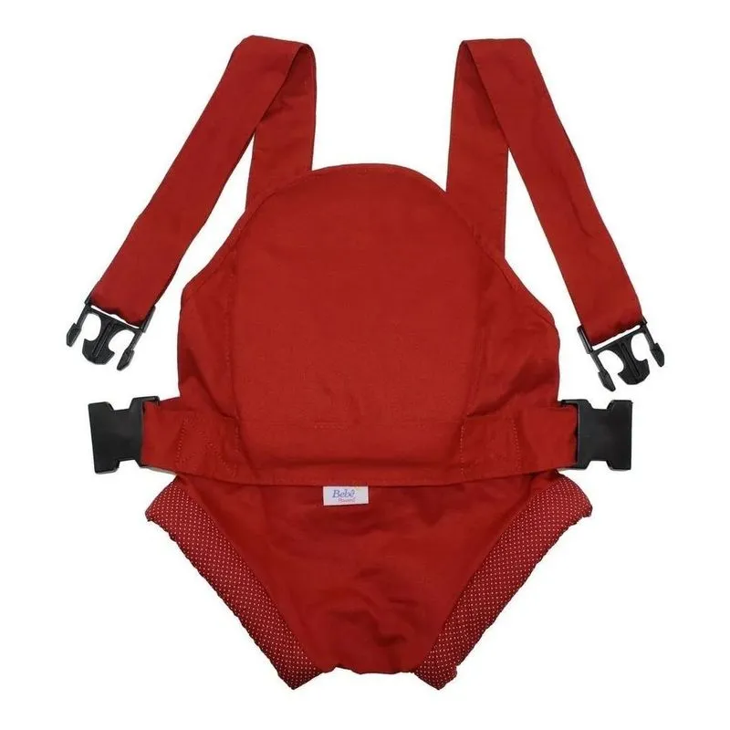 Canguru Bebê 2 Posições 15kg: Passeio Conforto Se - Vermelho
