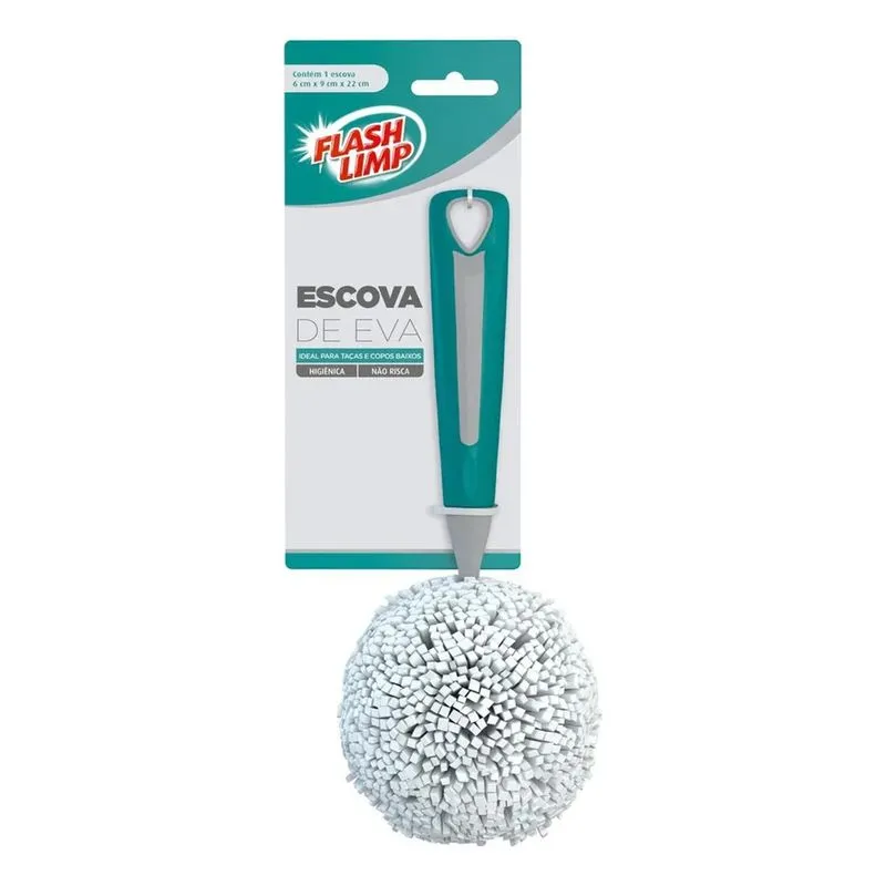 10x Escova De Eva Para Taças E Copos Baixos Esp6224 Flash L