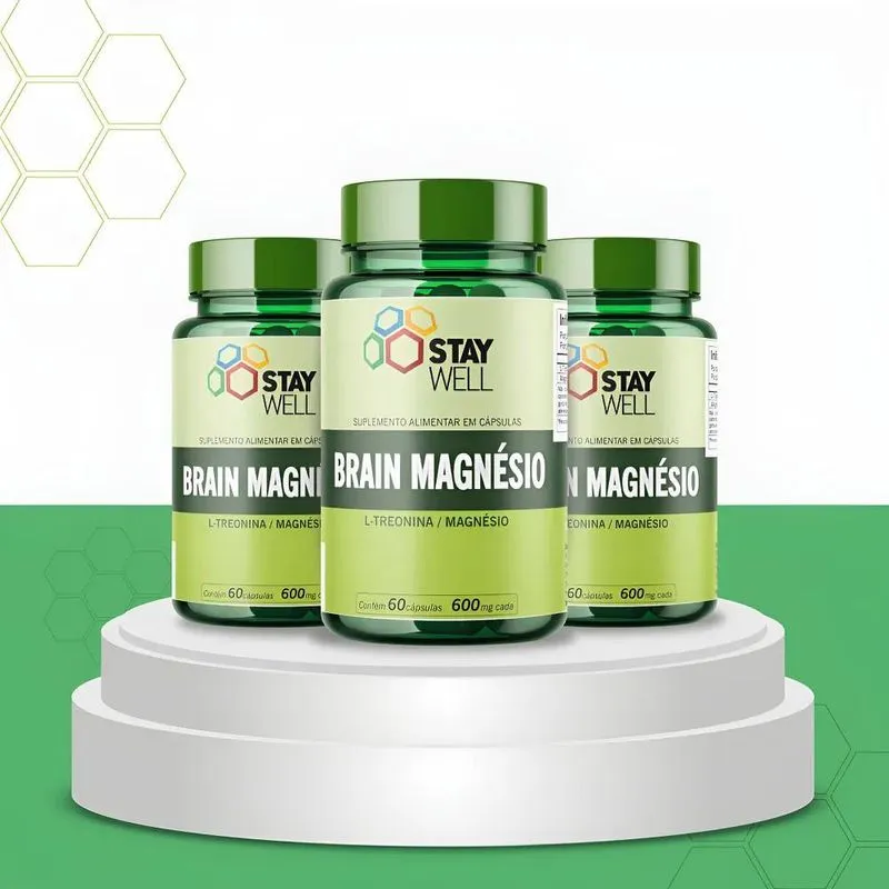 3 Unidades Do Magnésio Treonato - Fórmula Avaçanda Com 500mg