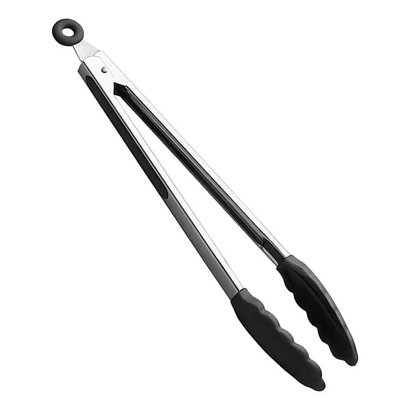 Pegador De Silicone 30cm Para Salada Churrasco Alimentos Cor