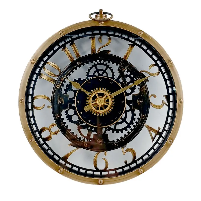 Relógio de Parede Vintage 32,2x27x5,2cm em Plástico DCarte